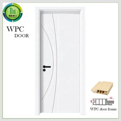 अच्छी कीमत ISO9001 Certified WPC Interior Door with Mortise Lock and Cylinder Lock Options ऑनलाइन