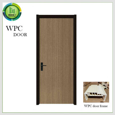 अच्छी कीमत अग्नि रेटेड इंटीरियर WPC लकड़ी दरवाजा नमी प्रतिरोधी SGS प्रमाणित ऑनलाइन
