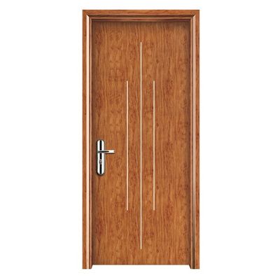 फार्माल्डेहाइड मुक्त आंतरिक उपयोग के लिए अनुकूलित कम रखरखाव WPC खोखले दरवाजे