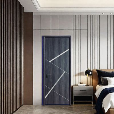 विभिन्न कमरों के लिए 2100 मिमी लंबाई के साथ कम रखरखाव वाला दीमक प्रतिरोधी डब्ल्यूपीसी खोखला दरवाजा