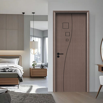 दीर्घायु और प्रदर्शन के लिए खोखले कोर डिजाइन के साथ पनरोक शुतुरमुर्ग सबूत WPC खोखले दरवाजा