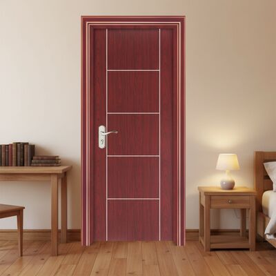 लचीला और शांत स्थानों के लिए 100% WPC फ्रेम सामग्री के साथ जलरोधक और ध्वनिरोधक WPC खोखले दरवाजे