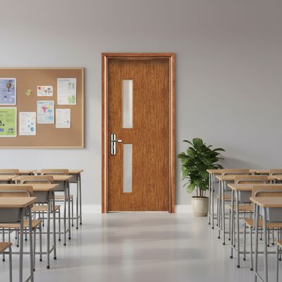 अच्छी कीमत आर्द्रता प्रतिरोध और गर्मी इन्सुलेशन के लिए डिज़ाइन किए गए खोखले कम्पोजिट पैनल के साथ टर्मिट प्रूफ मोल्ड प्रूफ डब्ल्यूपीसी ग्लास दरवाजा ऑनलाइन