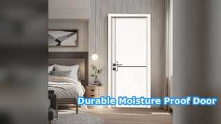 डब्ल्यूपीसी खोखला दरवाजा टिकाऊ नमी प्रतिरोधी इंटीरियर