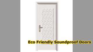 टिकाऊ डब्ल्यूपीसी आंतरिक दरवाजे पर्यावरण अनुकूल और ध्वनिरोधी