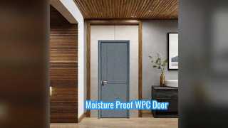 टिकाऊ डब्ल्यूपीसी खोखला दरवाजा नमी प्रतिरोधी