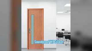 डब्ल्यूपीसी आंतरिक दरवाजा ध्वनिरोधी हीट इंसुलेटेड