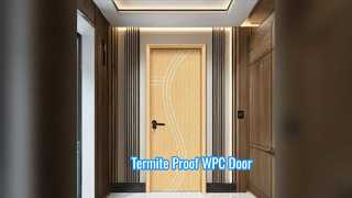 डब्ल्यूपीसी खोखला दरवाजा दीमक मोल्ड प्रूफ कम रखरखाव